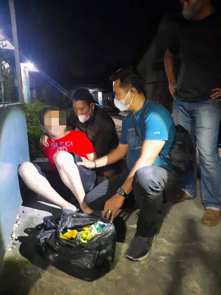 TNI AL Ringkus Pelaku Transaksi Narkotika Jenis Sabu 3 Kilo Gram DI Tanjung Balai