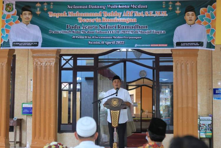 Melalui Kegiatan Safari Ramadhan Diharapkan Dapat Terjalin Silaturahmi Dengan Masyarakat Kota Medan
