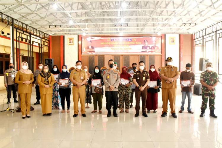 Penyaluran Bantuan Tunai Pedagang Kaki Lima, Warung dan Nelayan di Deli Serdang