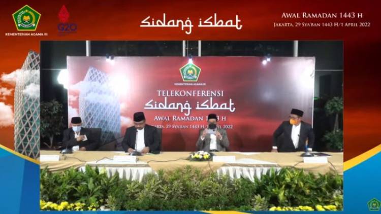 Sidang Isbat : 1 Ramadhan 1443 H Jatuh Pada Hari Ahad 3 April 2022