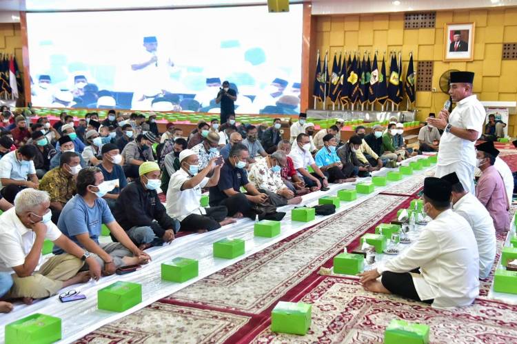 Buka Puasa Bersama di 11 Ramadhan 1443 H, Gubsu Ajak Insan Pers Satukan Visi Membangun Sumut