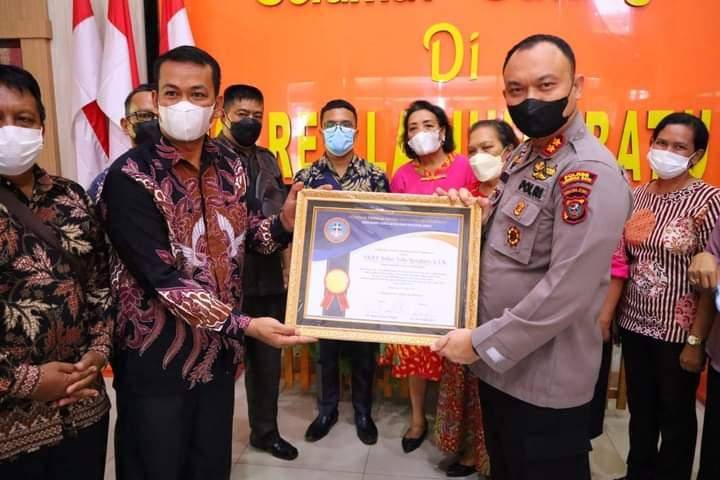 Polres Labuhanbatu Terima Piagam Penghargaan dari GBKP