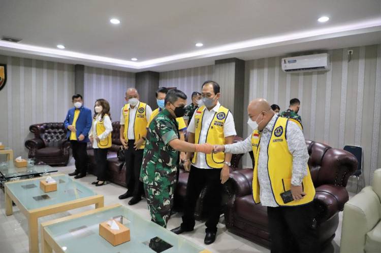 Pangdam I/BB Terima Audiensi Lions Club Indonesia di Makodam I/BB