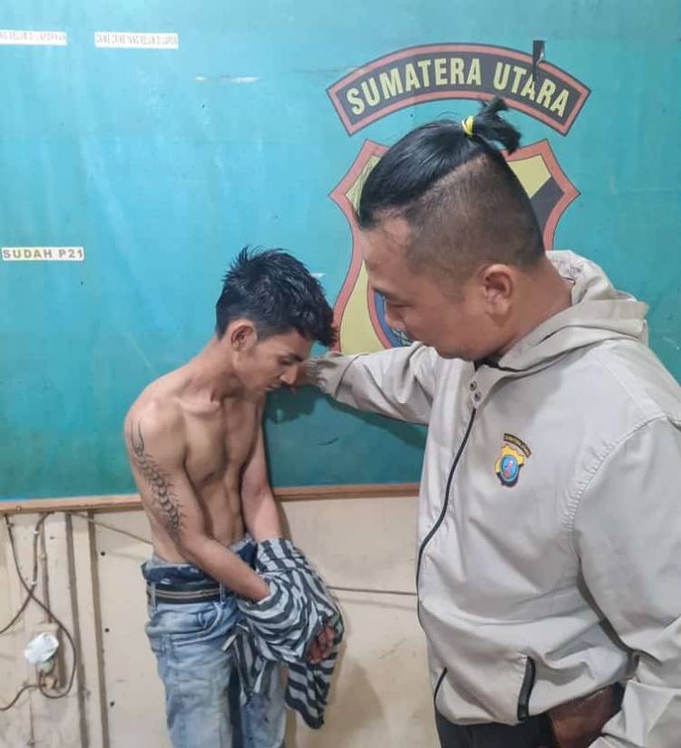 Polsek Labuhan Ringkus Satu Pelaku Begal Beraksi di Belawan