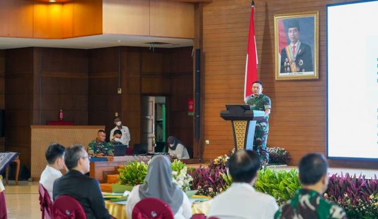 Jenderal TNI Dudung dan Irjenad Terima Penyerahan CSFA Recognition Program dari BPK RI