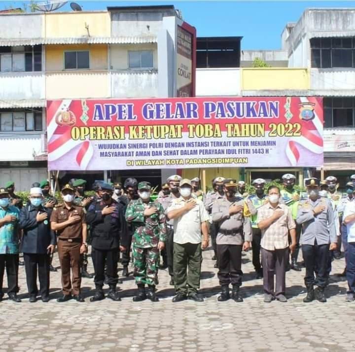 Walikota Padangsidimpuan Bertindak Sebagai Pimpinan Pada Operasi Ketupat Toba 2022