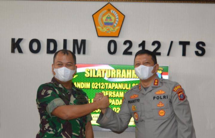 Kapolres Padangsidimpuan Melakukan Kunjungan Ke Kodim 0212 TS