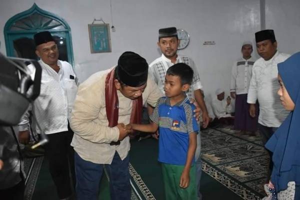 Bersama Unsur Pemerintahan, Wali Kota Irsan Melakukan Safari Ramadhan 1443 Hijriah Ke Huta Imbaru