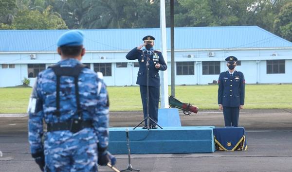 Danlanud Soewondo Pimpin Upacara HUT ke 76 TNI AU