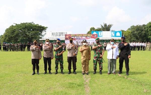 Polres Simalungun Apel Gelar Pasukan Operasi Ketupat Toba 2022