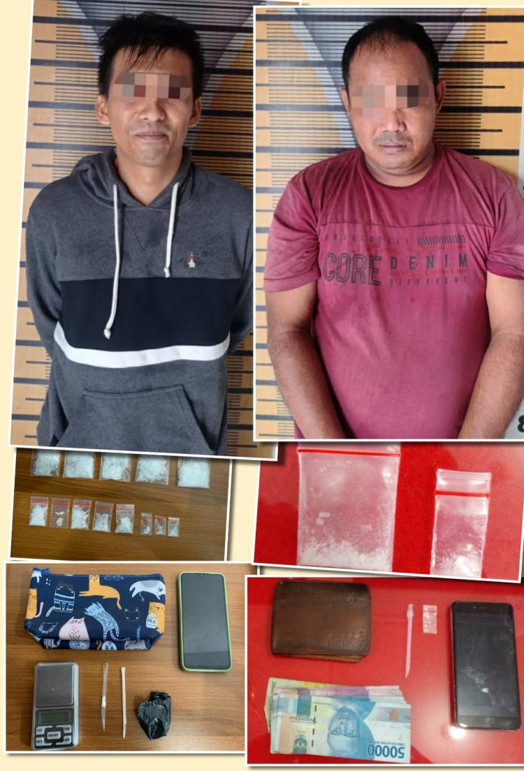 Usai Transaksi Sabu 2 Pria Ini Di Amankan Polisi BB &ndash; Nya 38,3 Gram