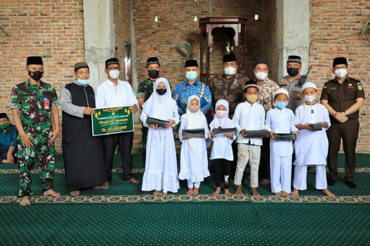 Pemko Medan Berikan Bantuan Untuk Masjid An Nashuha Medan Petisah