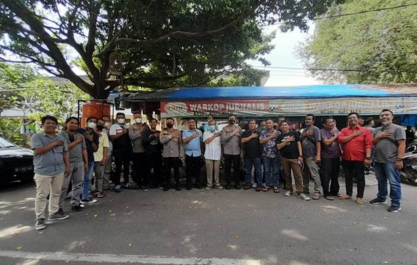 Jelang Ramadan 1443 H,  Kapolrestabes Punggahan dan Makan Siang Bersama Jurnalis Medan