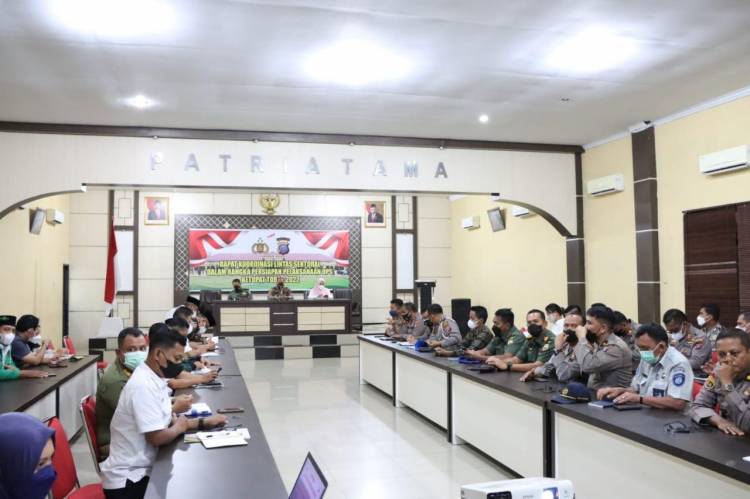 Kapolres Serdang Bedagai Pimpin Rakor Lintas Sektoral