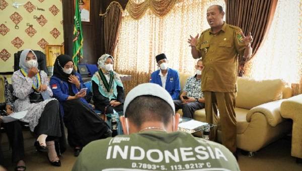 Ini Cara Afandin Tangani Aksi Unjuk Rasa Mahasiswa di Langkat