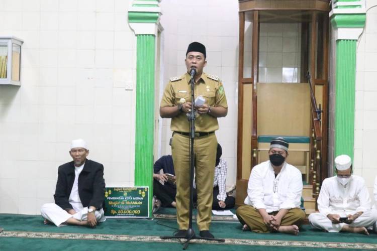 Sejalan Dengan Program Masjid Mandiri, Pemko Medan Dorong BKM Al Mukhlisin Urus Akta Koperasi
