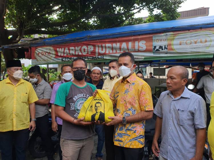 Musa Rajekshah Silaturahmi Dengan Para Wartawan di Warkop Jurnalis Medan, Imbau Pemudik Waspada dan Jaga Prokes