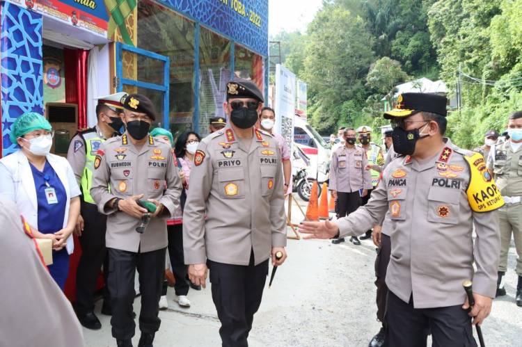 Irjen. Pol. Panca Tinjau Pelabuhan Ajibata dan Ambarita, Kapolda Sumut Katakan ini!