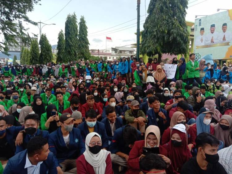 Kolonel Inf Dody Triwinarto Tinjau Langsung Pengamanan Unjuk Rasa Mahasiswa Di Padangsidimpuan