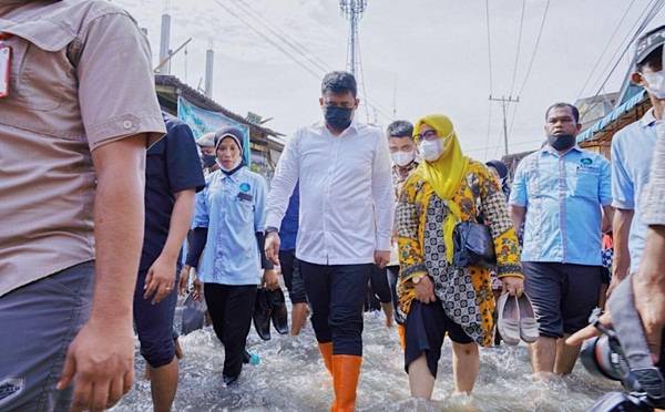 Bobby Nasution Kolaborasi dengan Kemen PUPR Bangun Tembok Laut di Belawan