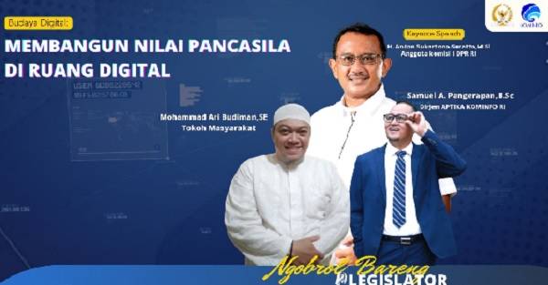 Anton Sukartono: Masyarakat Perlu Memahami Nilai-nilai Pancasila Agar Tak Terkena Dampak Negatif Media Digital