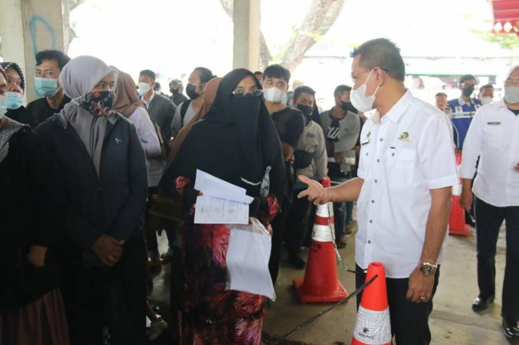 Ribuan Calon Pemudik Program Mudik Gratis Pemko Medan Mulai Ambil Tiket Keberangkatan