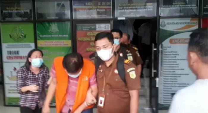 Tim Penyidik Pidsus Kejari Belawan Tahan 2 Tersangka Dugaan Korupsi Dinas Sosial UPT Sicanang