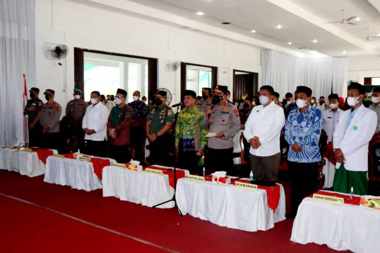 Kapolda Sumut Tinjau Gerakan Sejuta Vaksin Booster di Gedung Balairung Kab Deli Serdang