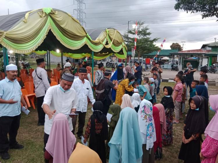 Wartawan Tapsel-Sidimpuan Santuni Puluhan Anak Yatim