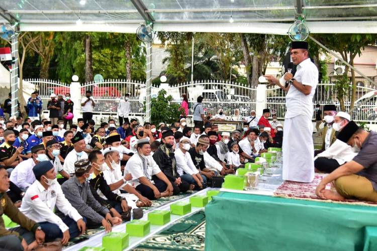 Puasa Ke-24 Ramadhan, Edy Rahmayadi Buka Puasa dengan 1.000 Lebih Pelaku Seni, Ini Harapan Edy
