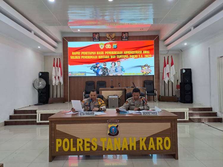 288 Caba dan 11 Tamtama Polri Yang Diterima Polres Tanah Karo Siap Bertanding di Babak Berikut