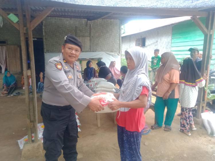 Polres Sergai kembali Beri Bantuan Warga Kurang Mampu