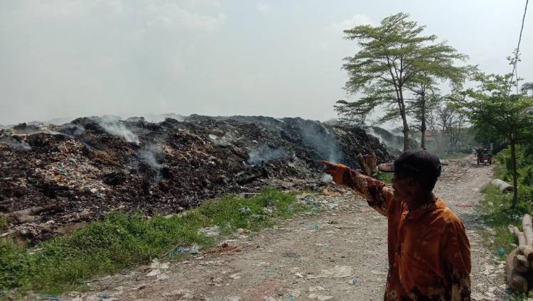 Kadis LH Sebut Kebakaran di TPA Dipicu Panas Matahari