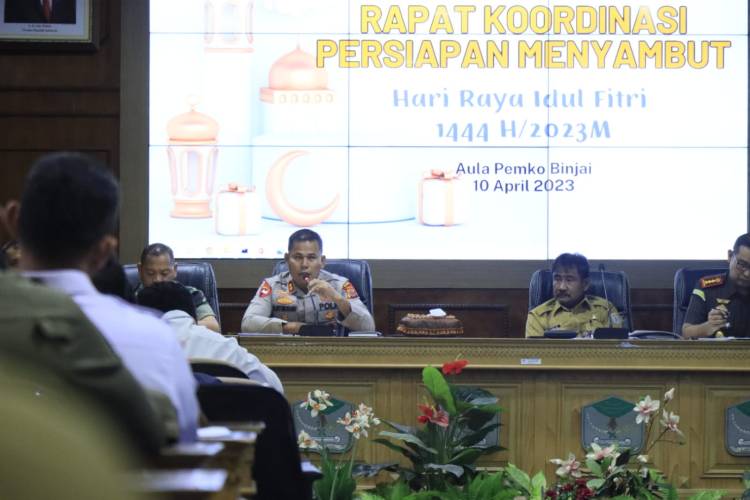 Pemko Binjai Lakukan Rapat Koordinasi Sambut Idul Fitri 1444 Hijriah