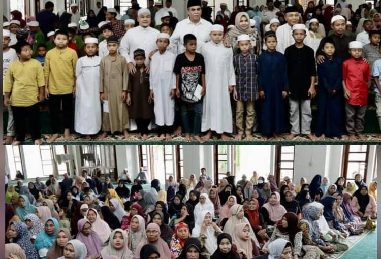 Pemkab Madina Salurkan Zakat Kepada Anak Yatim dan Jompo