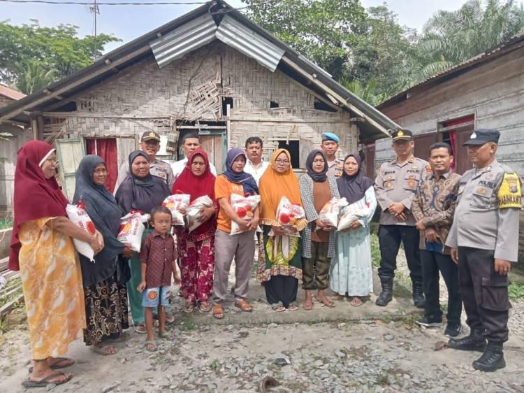 Polres Sergai Kembali Lakukan Giat Bansos