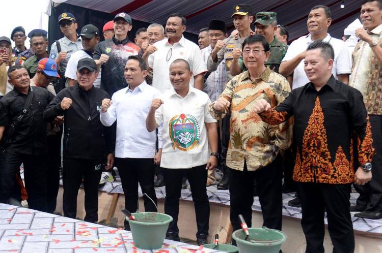 Lakukan Peletakan Batu Pertama, Edy Rahmayadi Mulai Bangun Venue Sport Centre Sumut