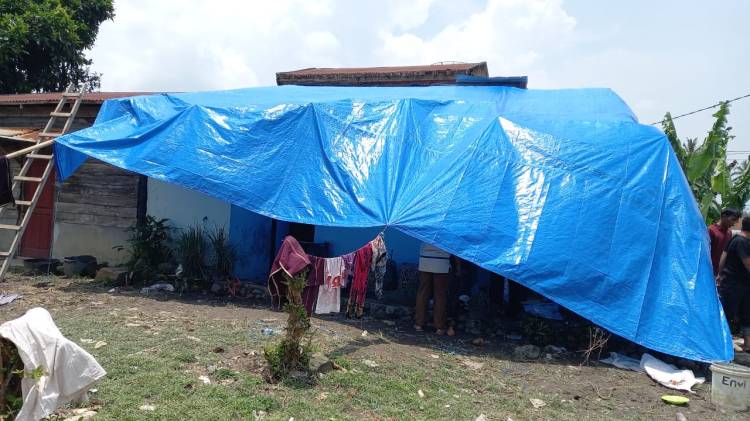 Inilah Korban Angin Puting Beliung  Mohon Bantuan Pemerintah