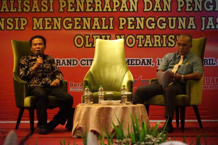 Kanwil Kemenkumham Sumut Hadirkan 4 Narasumber Pada Sosialisasi Penerapan dan Pengisian Data PMPJ