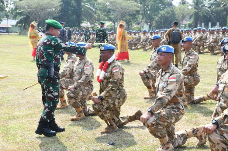 Pangdam: Satgas BGC TNI Konga XXXIX-D/Monusco Kongo Mainbody Yonmek 121/MK Buat Kodam I/BB Bangga