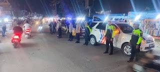 Polres Tj.Balai Bersama Forkompida Gelar Patroli Skala Besar