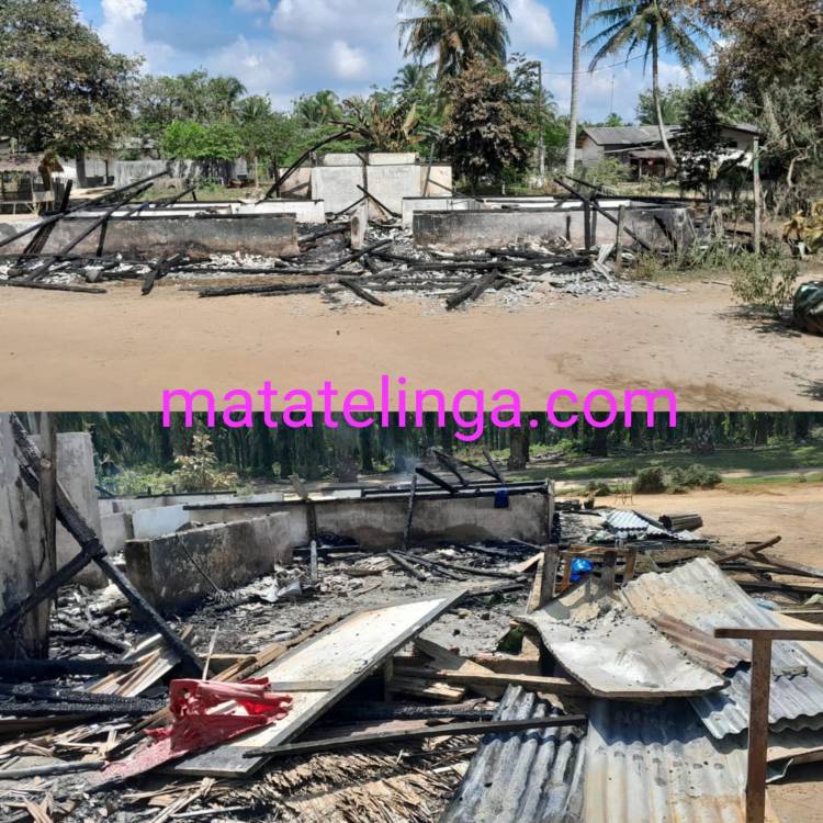 Rumah Karyawan Lonsum Bah Lias Musnah Terbakar