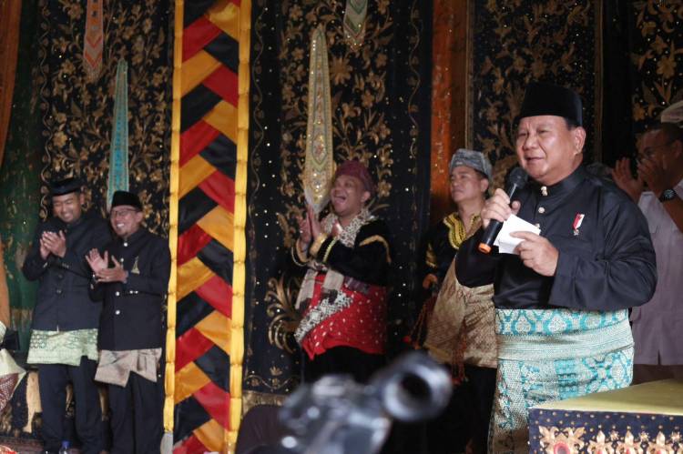 Menteri Pertahanan Prabowo Subianto Kunjungan Ke Sumatra Barat, Sampaikan Hal Ini