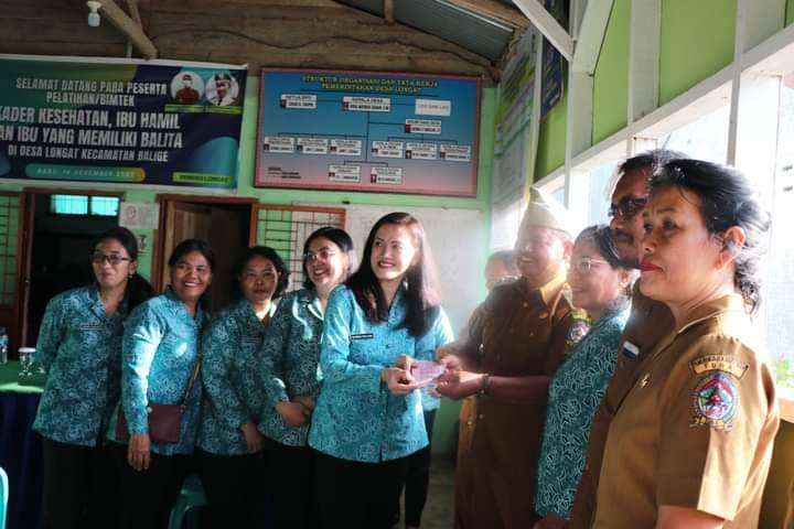Lakukan Pembinaan Desa Hatinya PKK, Desa Longat, Ny Rita Marlina Poltak Sitorus : Hendaknya Direalisasikan Dengan Baik