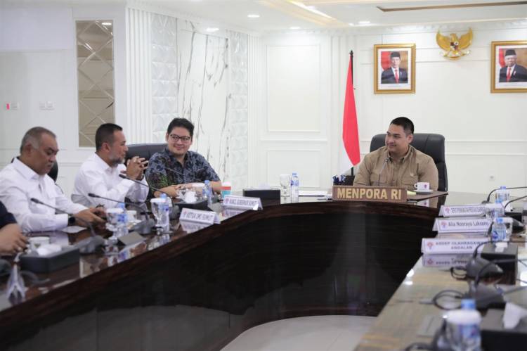 Musa Rajekshah Bersama Ikatan Motor Indonesia Sumut Temui Menpora, Ada Apa?