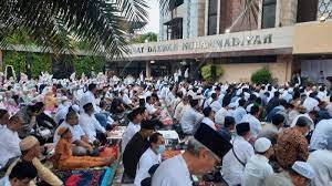 Gema Takbir Berkumandang di kantor Muhammaddiyah