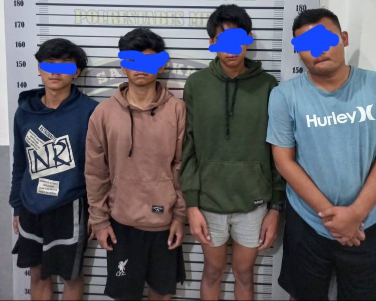 Ini Tampang Empat Remaja yang Motornya Dibakar