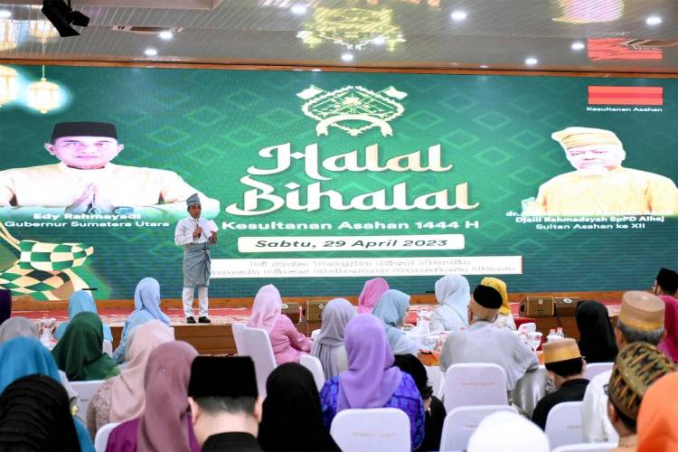 Edy Rahmayadi Hadiri Halalbihalal 1444 Hijriah Bersama Keluarga Besar Kesultanan Asahan, Gubsu Ingatkan Sejarah
