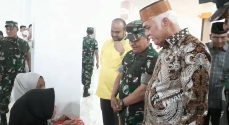 Kodam I/BB dan RSU Bidadari Santuni 100 Anak Yatim/Piatu di Batubara