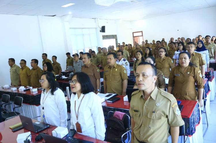 Bupati Samosir Buka Secara Resmi Pembinaan Penyelenggaraan dan Penilaian SPIP Terintegrasi